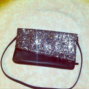 Back sequin purse